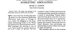 The History of the American Marketing Association